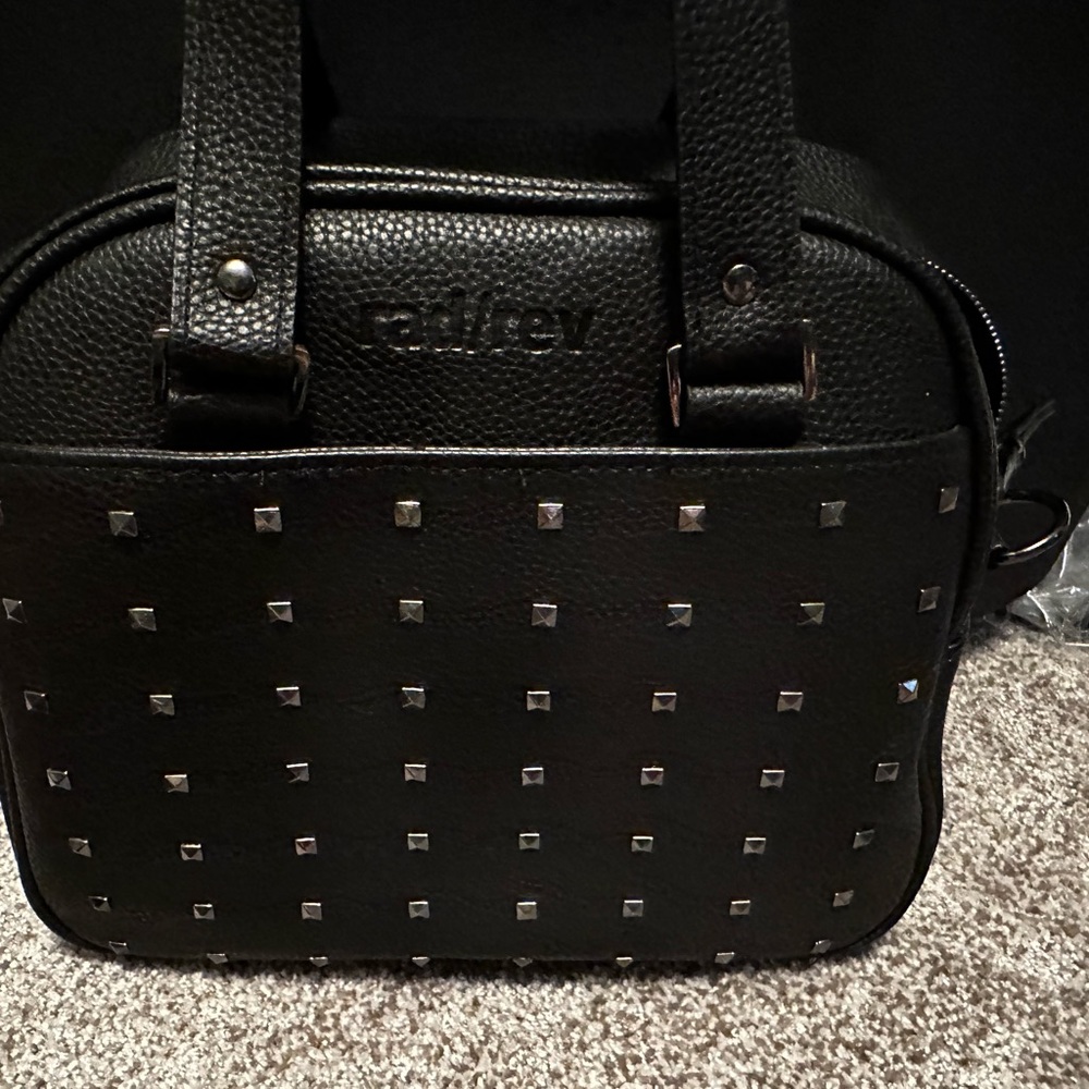 Radrev black studded crossbody